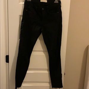 Black Distressed Jeans